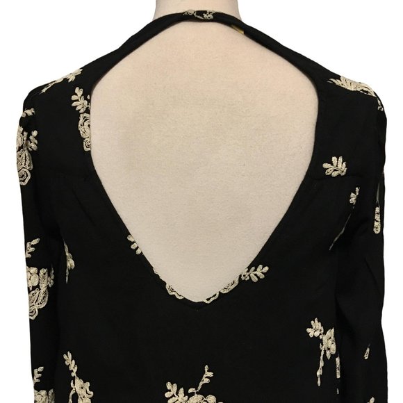 Free People Embroidered Swing Dress - Small - Picture 5 of 8